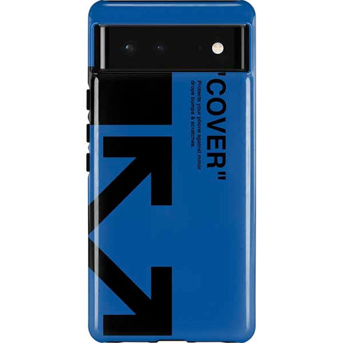 Black and Blue Arrows Pixel Cases